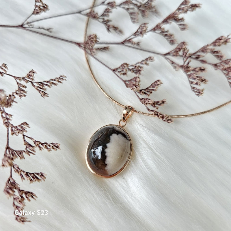 *Special Collection* Sakura Agate Pendant