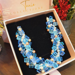 Blue Swarovski "Rock Candy" Bracelet