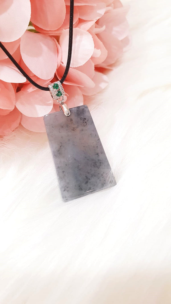 *Special Collection* Wu Ji Gray Jadeite Pendant